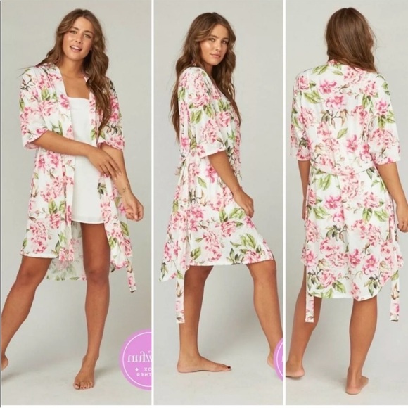 Show Me Your MuMu Other - Show Me Your Mumu Brie Robe Garden Blooms Floral Robe Cottagecore Coquette Fairy